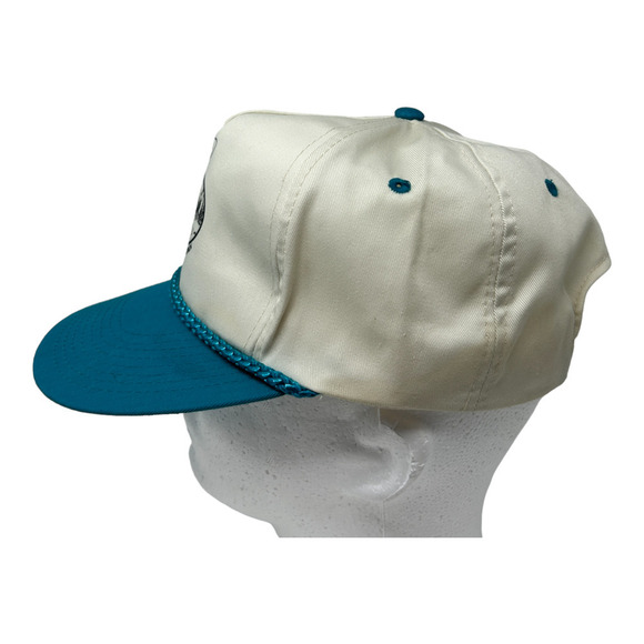 Vintage North Pacific Springs b.c. Canada Floating Resort Cap Rope Hat Snapback - Picture 3 of 13